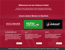 Tablet Screenshot of holtmann-werkzeuge.de